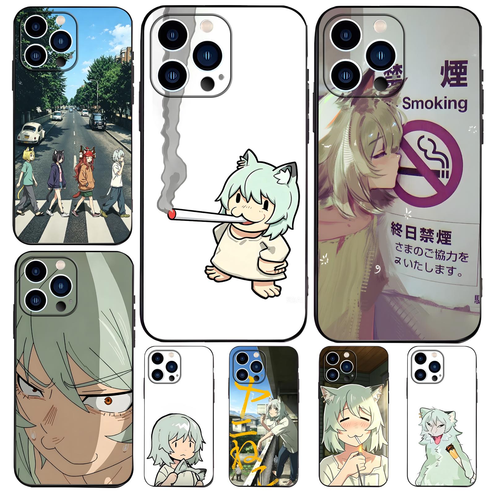 Phone Cases Bulk - حافظة هاتف Chainsmoker Cat لآيفون 17