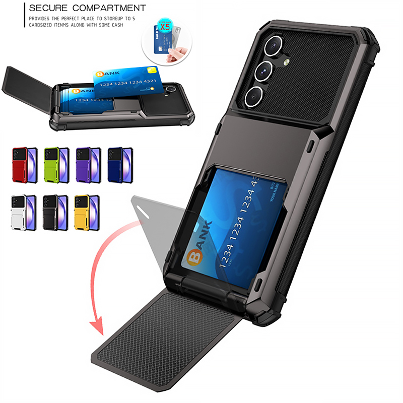 Phone Cases Heavy Duty - حافظة بطاقات متينة وصلبة لهواتف سامسونج