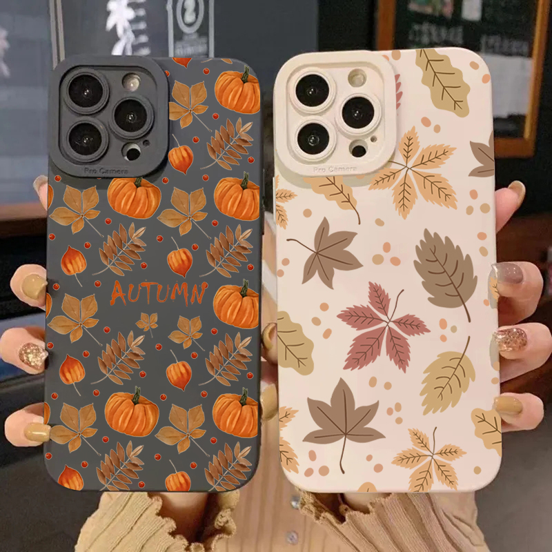Phone Cases Samsung S25 Fe - غطاء هاتف بنمط أوراق القيقب الكلاسيكي