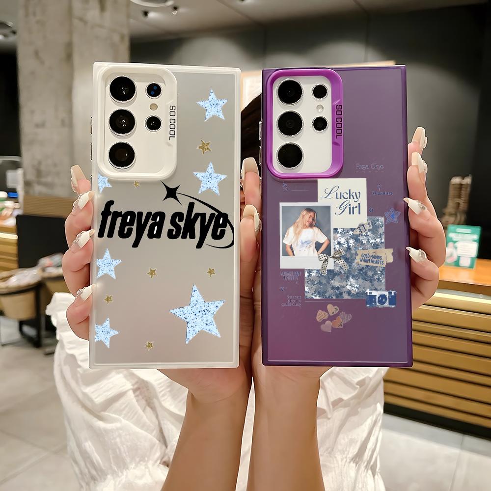 Phone Cases Galaxy S25 - جراب هاتف سيليكون ملون فضي جديد