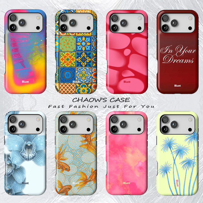 Phone Cases Blunt - غطاء هاتف فاخر بطبعة زهور استوائية