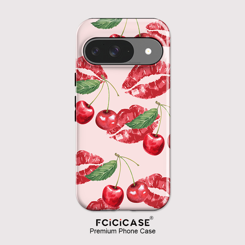 Phone Cases Cherry - جراب هاتف Fcicicase مضاد للصدمات لهواتف