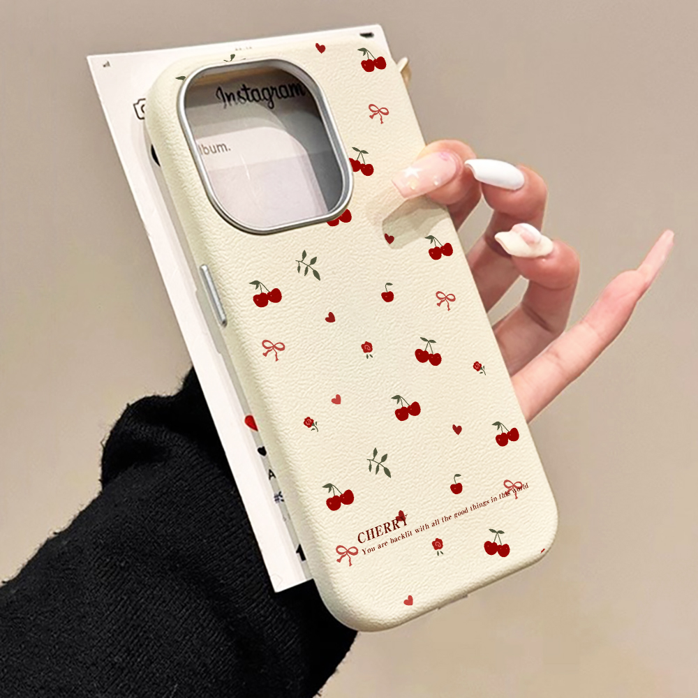 Phone Cases Cherry - غطاء هاتف لسامسونج S25 S24 ألترا