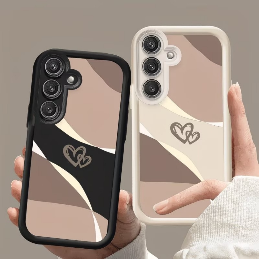 Phone Cases Samsung S25 Fe - غطاء هاتف لطيف على شكل قلب