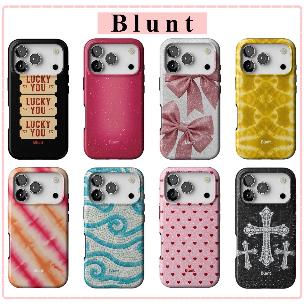 Phone Cases Blunt - غطاء هاتف بلون مرجاني مصبوغ بتقنية