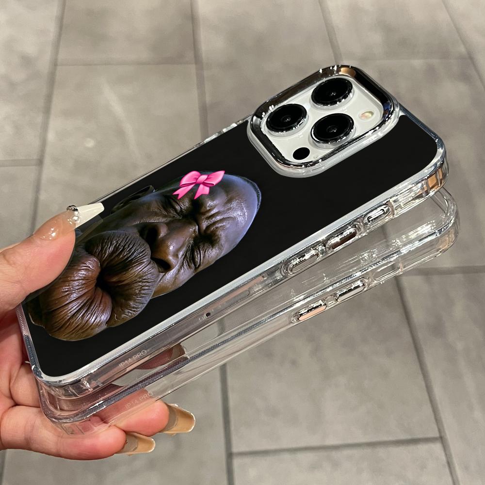 غطاء هاتف شفاف أسود ناعم بتصمي - مراجعة Phone Cases Ugly وسعره