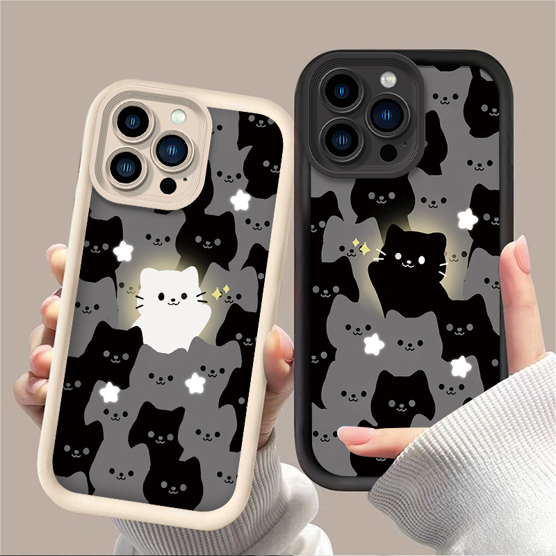 جميل الكرتون القط سيليكون زوجي - مراجعة Phone Cases Cat وسعره