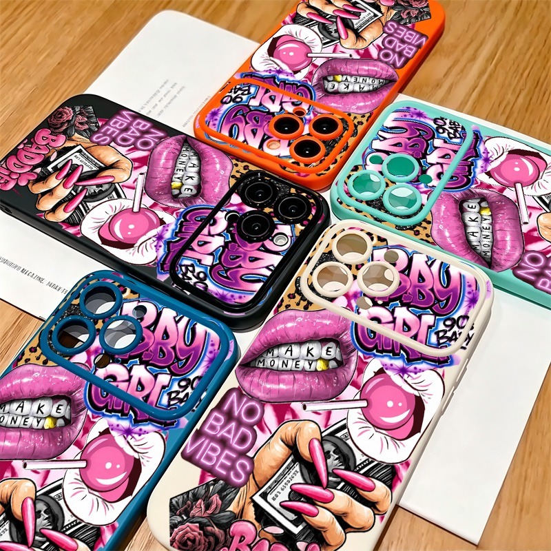 جراب هاتف بتصميم شفاه وردية وط - مراجعة Phone Cases Iphone 11 وسعره