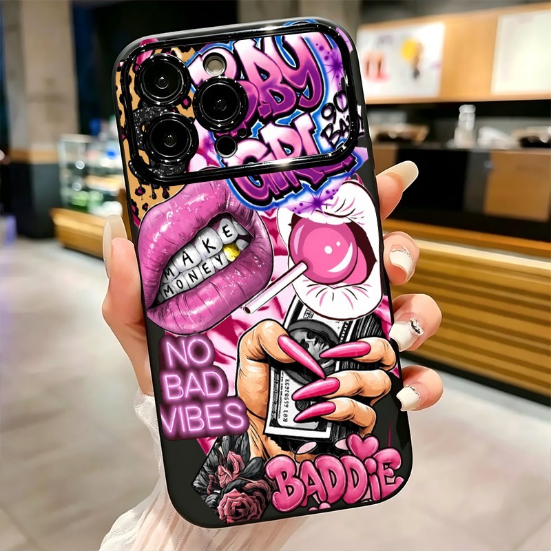 جراب هاتف بتصميم شفاه وردية وط - مراجعة Phone Cases Iphone 11 وسعره