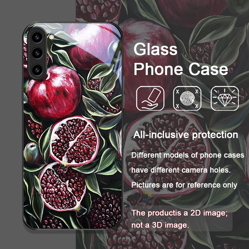الفاخرة زهرة الرمان نمط الزجاج - مراجعة Phone Cases Samsung S25 Fe وسعره