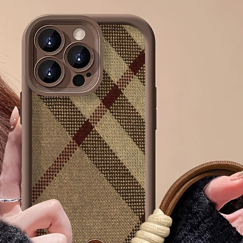 جراب هاتف بحزام حبل مخطط بني ل - مراجعة Phone Cases With Straps وسعره