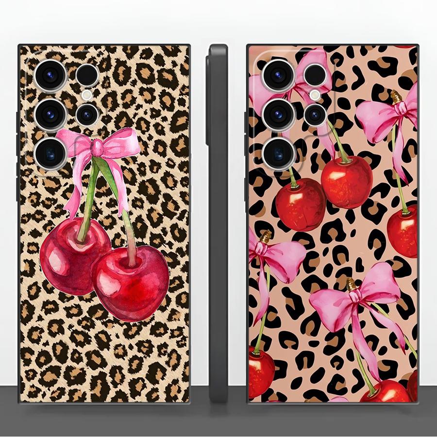 غطاء هاتف بنمط الفهد والكرز له - مراجعة Phone Cases Cherry وسعره