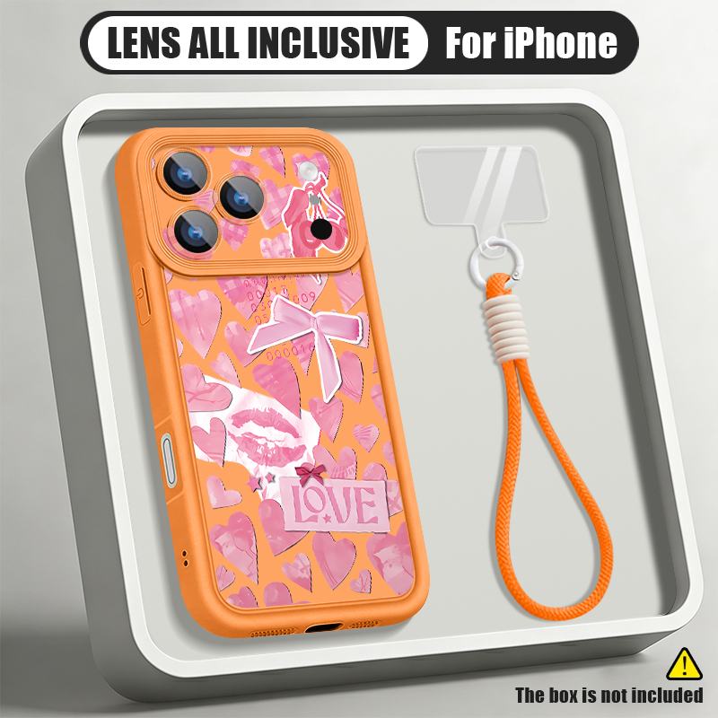 غطاء هاتف بنمط قلوب الحب مع حز - مراجعة Phone Cases With Straps وسعره