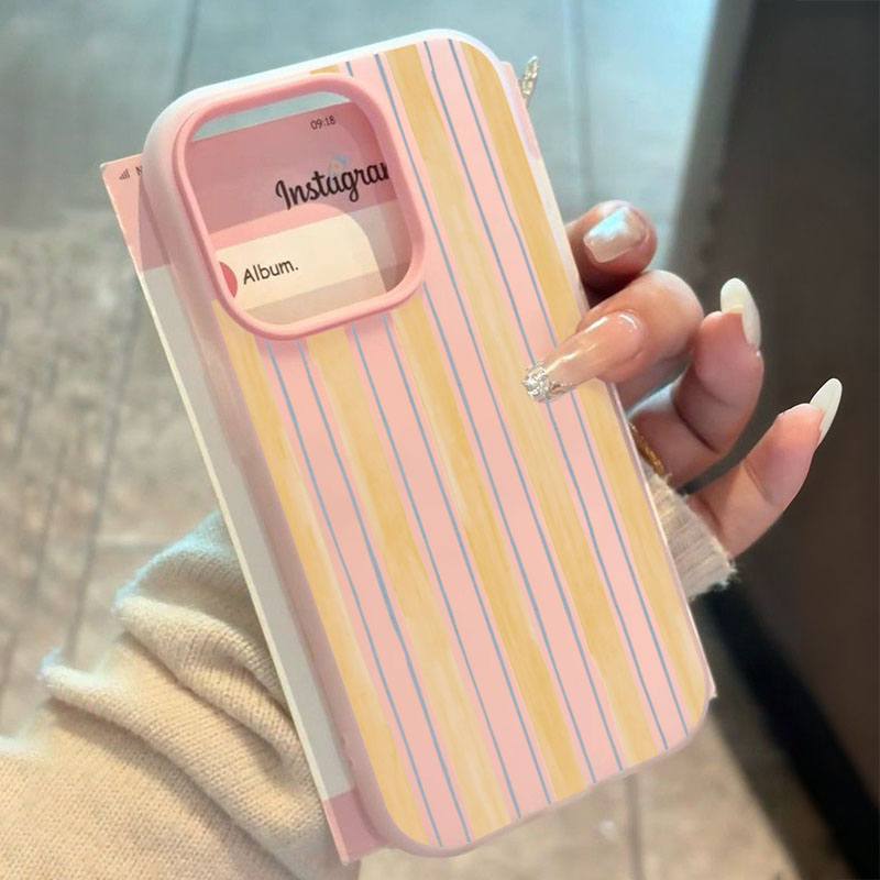 غطاء هاتف أنيق بخطوط صفراء لسا - مراجعة Phone Cases Samsung S25 Fe وسعره
