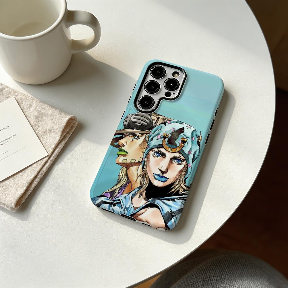 غطاء هاتف أنيمي J-JOJO Steel B - مراجعة Phone Cases Galaxy S25 وسعره