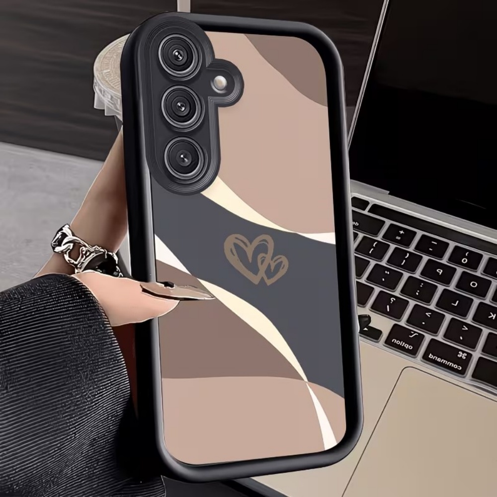 غطاء هاتف لطيف على شكل قلب مقا - مراجعة Phone Cases Samsung S25 Fe وسعره