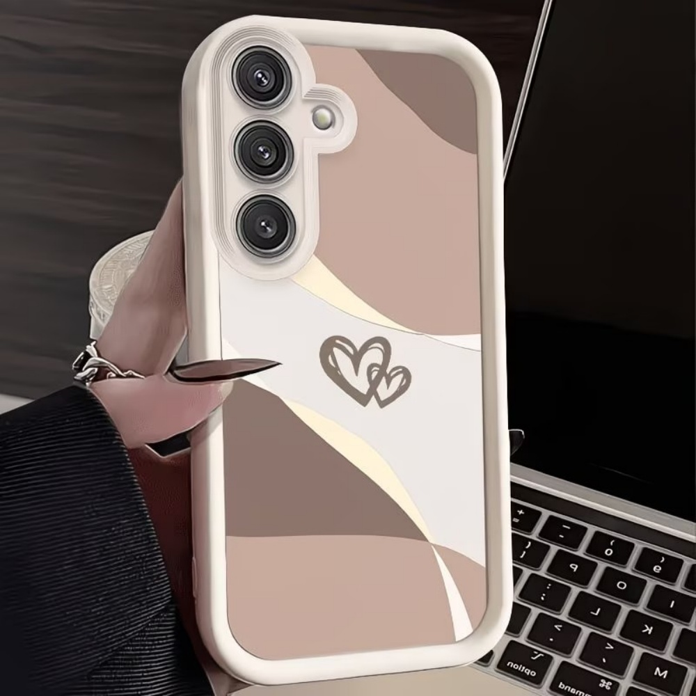 غطاء هاتف لطيف على شكل قلب مقا - مراجعة Phone Cases Samsung S25 Fe وسعره