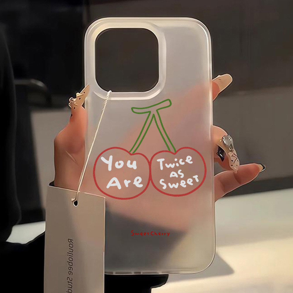 غطاء هاتف شفاف بتصميم الكرز ال - مراجعة Phone Cases Cherry وسعره